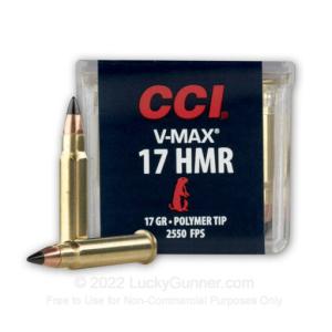 17 HMR - 17 Grain - V-Max - CCI - 2000 Rounds