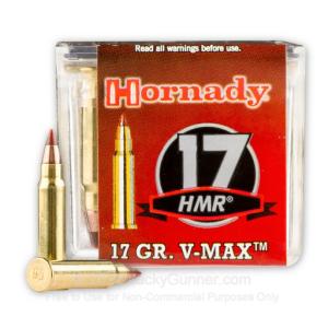 17 HMR - 17 Grain V-MAX - Hornady - 500 Rounds 83170