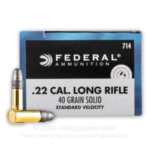 22 LR - 40 Grain LRN - Federal Champion Target - 5000 Rounds