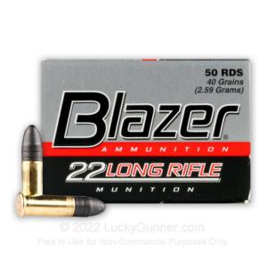 22 LR - 40 gr LRN - CCI Blazer - 5000 Rounds