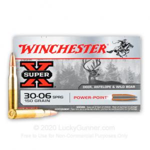 30-06 - 150 Grain PP - Winchester Super-X - 200 Rounds X30061