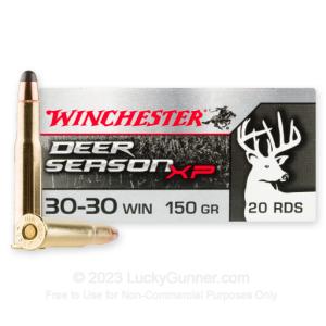 30-30 - 150 Grain Extreme Point - Winchester Deer Season XP - 200 Rounds X3030DS