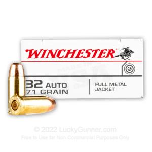 32 ACP - 71 Grain FMJ - Winchester USA - 500 Rounds Q4255