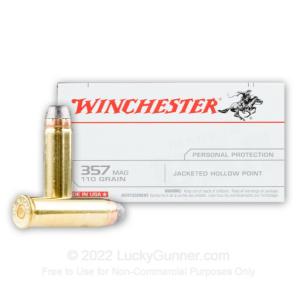 357 Mag - 110 Grain JHP - Winchester - 500 Rounds Q4204