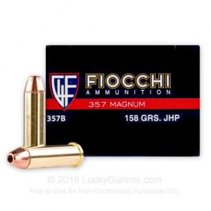 357 Mag - 158 gr JHP - Fiocchi - 1000 Rounds 357B