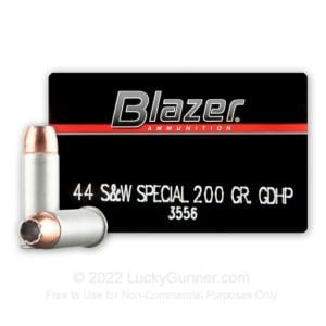 44 S&W Special - 200 Grain JHP - Blazer - 1000 Rounds