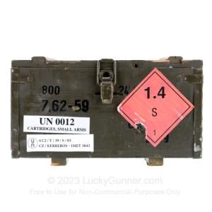 7.62x54r - 148 Grain FMJ - Sellier & Bellot Military Surplus 1989 Production - 800 Rounds in Hermetically Sealed Case *Corrosive* 1989 Surplus