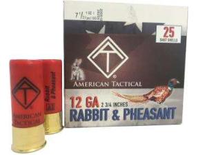 ATI GAME LOAD AMO 12GA #7.5 1 OZ 2.75 DRAM 2 3/4" 250RD CASE