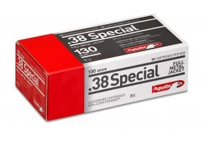 Aguila .38 SPL 130 Grain FMJ 50 Round Box 1E382521 1E382521