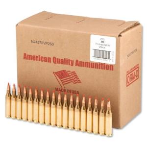 American Quality .243 Winchester Ammunition 250 Rounds Polymer Tipped 75 Grains N24375VP250 N24375VP250