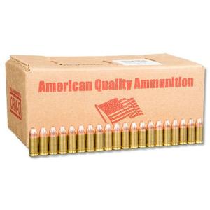 American Quality 9mm Luger Ammunition 500 Bulk Rounds FMJ 115 Grain Winchester Brass W9115VP500