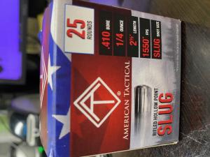 American Tactical 2.5" 410 Gauge Ammo, 25/box - ATIAC410R
