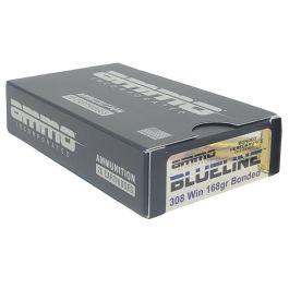 Ammo Inc Blue Line 308 Win 168gr 20rds - 308168BND-A20
