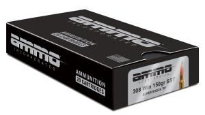 Ammo Inc Hunt Long Range .308 Win 150 gr SST 20rds Rifle Ammo for Reliable Super Shock Long-Range - 308150SSTA20