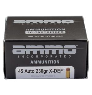 Ammo Inc X-DEF .45 ACP 230 Gr JHP 20rds