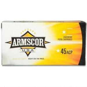 Armscor .45 ACP 230 Grain Full Metal Jacket Centerfire Handgun Ammo