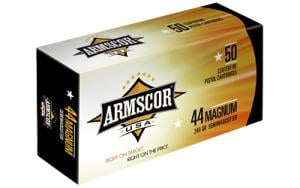 Armscor Handgun Ammunition .44 Mag 240 gr SWC 950 fps 50/ct