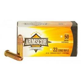 Armscor Precision .22 Short Rimfire Ammunition 50 Rounds 29 Grain CP LRN 1094fps