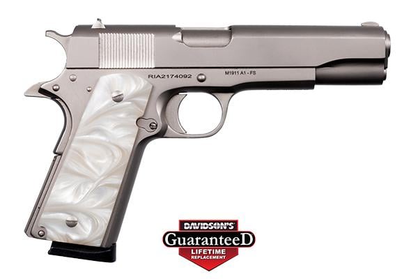 Armscor Rock Island GI Standard FS Matte Nickel 56418 45 ACP 8+1 5