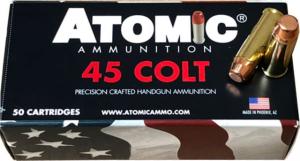 Atomic Ammunition Atomic Ammo .45lc 250gr. Total Copper Jacket Rnfp 50-pack 04881