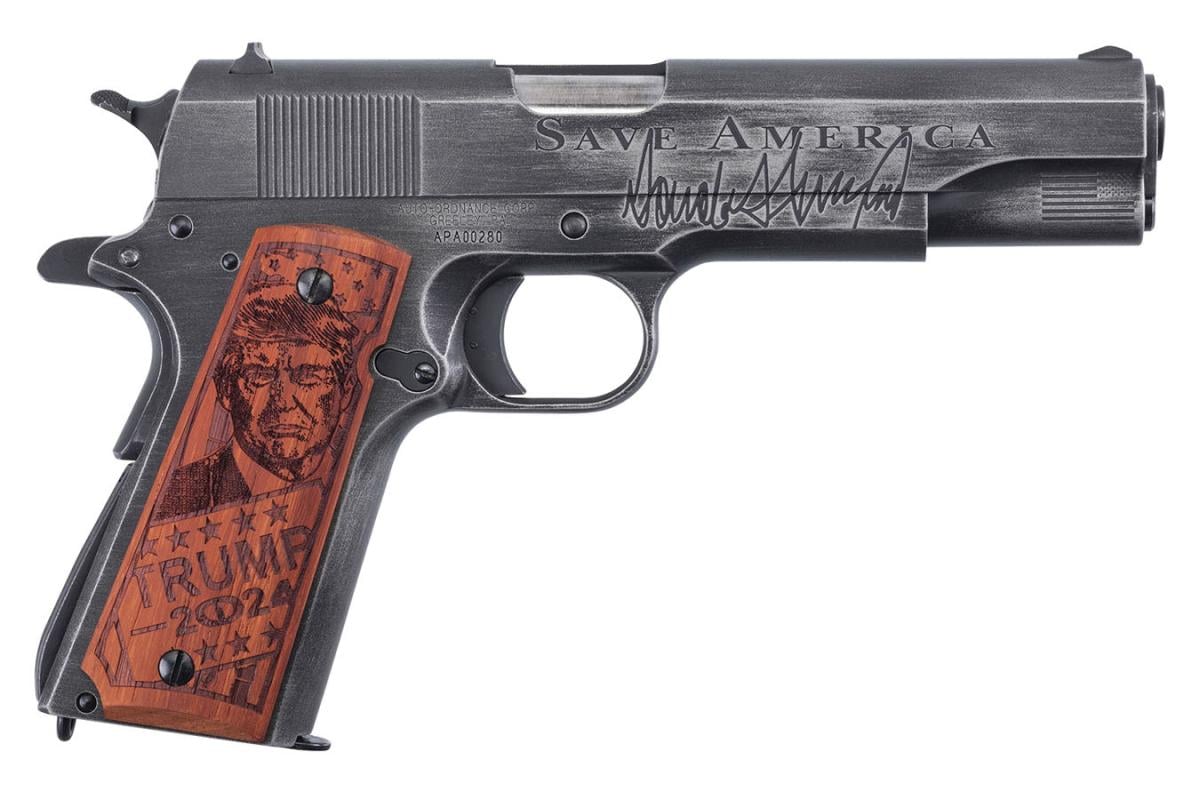 Auto Ordnance 1911 Trump Save America 1911BKOC12 45 ACP 7 Rounds 5"