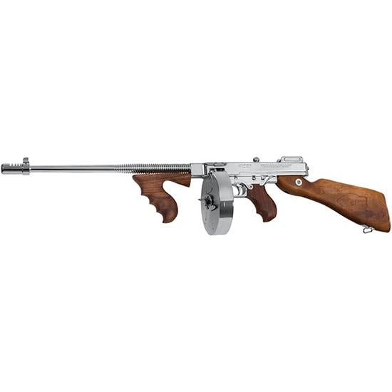 Auto Ordnance Tommy Gun 1927A-1 Deluxe Carbine 18" Blued TI50DCR 45 ACP 50 Rd. 16.5" Finned (with compensator 18")