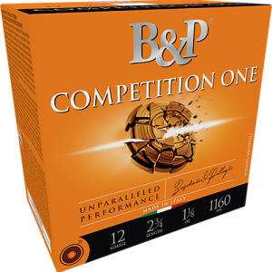 B&P Competition One 12 Gauge 2-3/4" #8 7/8 oz 25rds Shotshell - Consistent Target - 12B78CP8