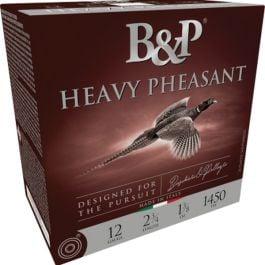 B&P Heavy Pheasant 12 Gauge 3" #6 1-5/8 oz 25rds Shotshell - Ultimate Pheasant Hunting Shot - 123B58H6