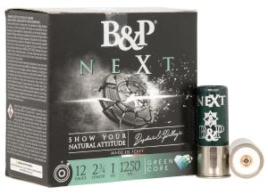 B&P Next 12 Gauge 2-3/4" #7.5 1 oz 25rds Shotshell - Next Generation Target Load - 12B1NX75