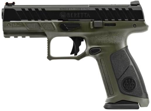Beretta APX A1 Sporstmans Exclusive Fullsize JAXA1F917ODG 9mm 17+1 rd 4.8"