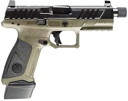Beretta APX A1 Tactical  	OD Green JAXA1F921TAC 9mm 21+1 4.80"