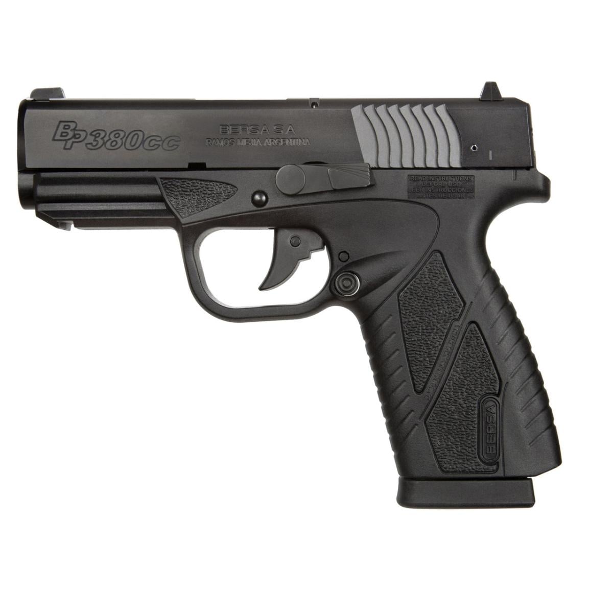 Bersa BP380CC BP380MCC 380 ACP 8+1 Rd. 3.3"