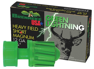 Brenneke Green Lightning HFSM Slug Shotshells - 12 Gauge - 2.75" - 5 Rounds