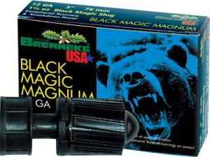 Brenneke USA Black Magic Magnum Ammunition 12 Gauge 3" 1-3/8 oz Lead Rifled Slug Box of 5