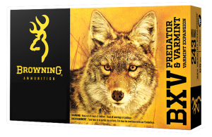 Browning BXV Varmint Expansion Ammunition 22-250 Remington 50 Grain Polymer Tip Rapid Expansion Box of 20