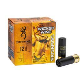 Browning Wicked Wing 3" 2 Shot 1.25 oz 12 Gauge Ammunition 25 Rounds - B193421232