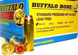 Buffalo Bore Ammunition 45 Colt Lead-Free Standard Pressure Heavy 3H/20
