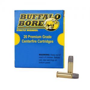 Buffalo Bore Ammunition 4D/20 Heavy 44 Magnum +P 340 Gr Hard Cast LFN-GC (Per 20