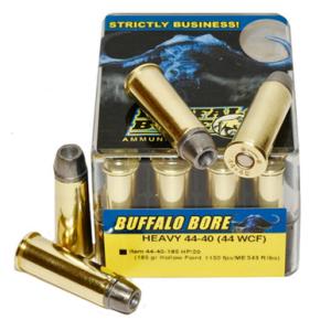 Buffalo Bore Ammunition BUFFALO BORE AMMO 44-40(44WCF) HEAVY 185GR. LEAD HP 20-PACK
