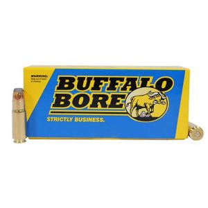 Buffalo Bore Ammunition Brass Cases 458 SOCOM 400 Grains Jacketed Flat Nose 20 Per Box 47D/20