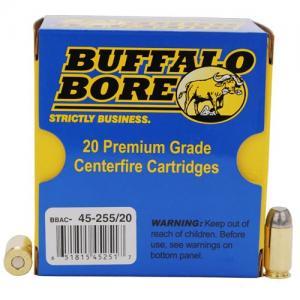Buffalo Bore Ammunition Outdoorsman 45 ACP +P 45/255