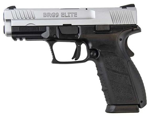 Buffalo Cartridge Company BRG9 Elite Black/Stainless BRG9E4151 9mm 16 + 1 4"