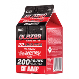 CCI BLAZER 22 LR Ammo 38 Grain LRN 200rds -10019