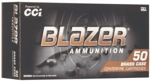 CCI Blazer Handgun .45 ACP 230 Grain Jacketed Hollow Point Pistol Ammo, 50 Rounds, 5245