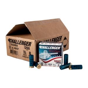 Challenger Target Load First Class 12 GA 2.75" 1-1/8 oz #8 HDCP 250rd Case