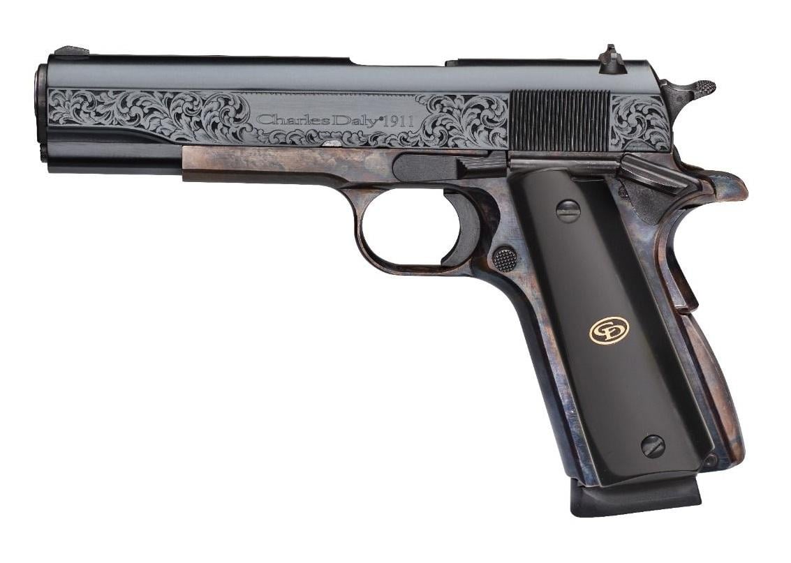 Charles Daly 1911 Field Engraved 440.202 45 ACP 8 5"