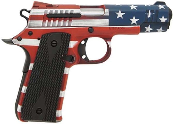 Citadel 1911A1 Baby USA Flag Cerakote CIT380USA 380 ACP 7+1 3.75"