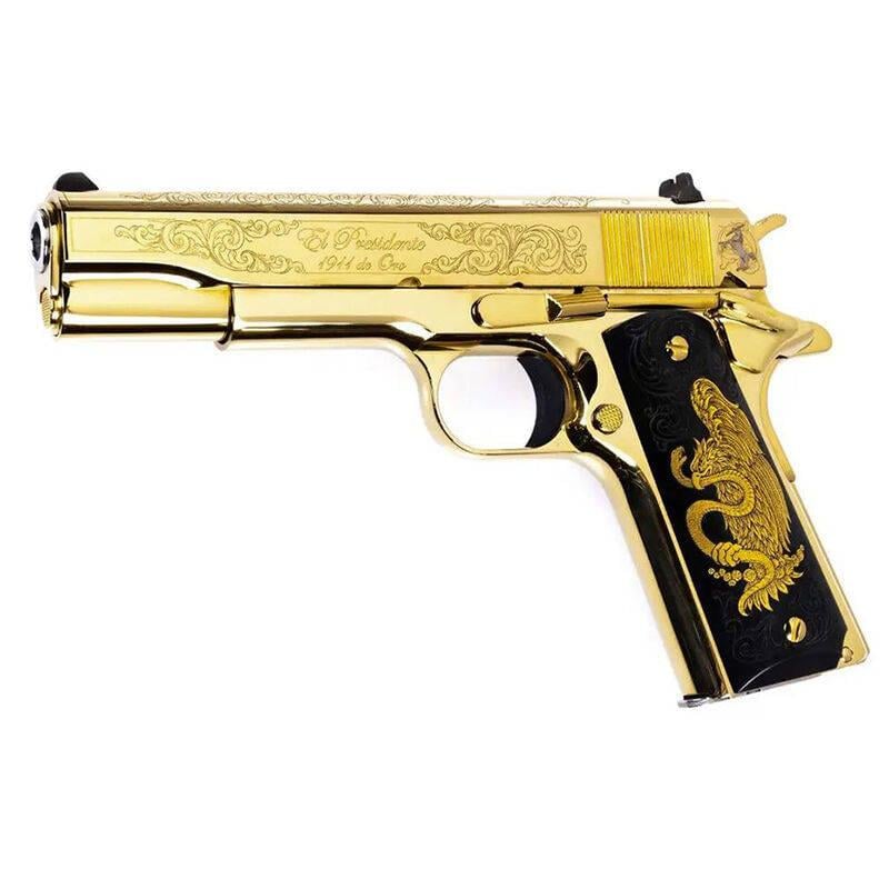Colt 1911 El Presidente de Oro O1911C-SS38-ELP 38 Super 9 rd 5"