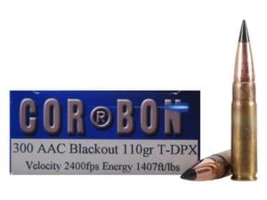 Cor-bon DPX Centerfire Rifle Ammo - .300 Winchester - 110 Grain - 20 Rounds