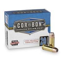 Cor-bon High Velocity, .38 Super + P, JHP, 125 Grain, 20 Rounds